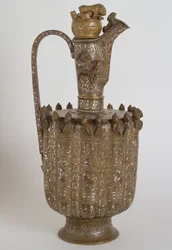 Krug mit Griff und Deckel, aus Chorasan, Safawiden-Dynastie